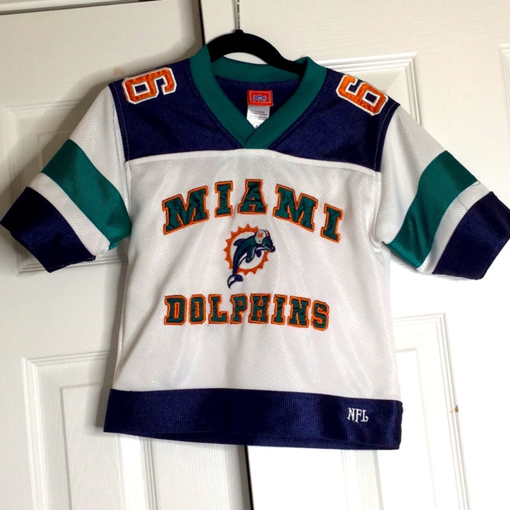 Boys NFL Miami Dolphin Shirt Jersey size 4